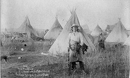 A Lakota village